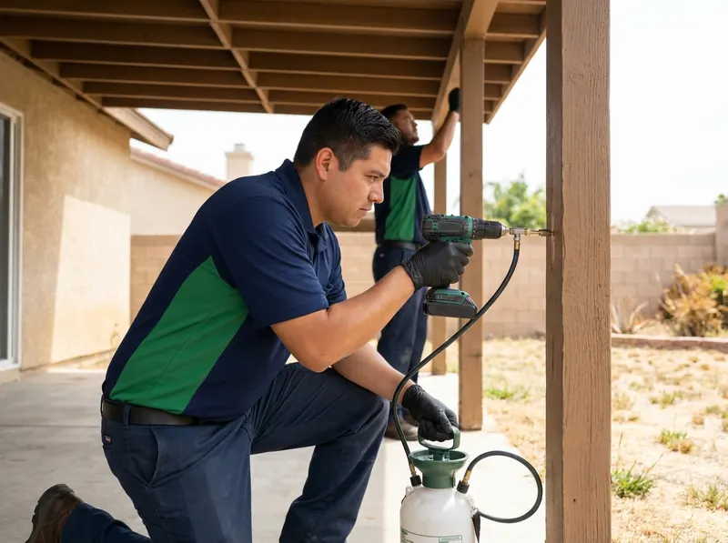 Drywood Termite Localized Wood Treatment in Riverside, CA